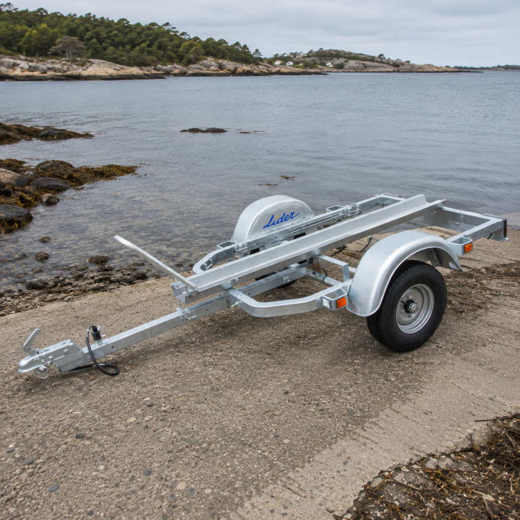 Lider Motorradanhänger 34400E – 1 Schiene