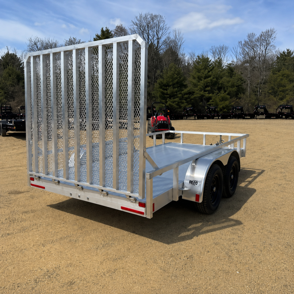 CargoPro Aluminium-Nutzanhänger 6,5 × 14 ft, 6K (Modell 2026), mit Aluminium-Ladeboden und integrierter klappbarer Heckrampe