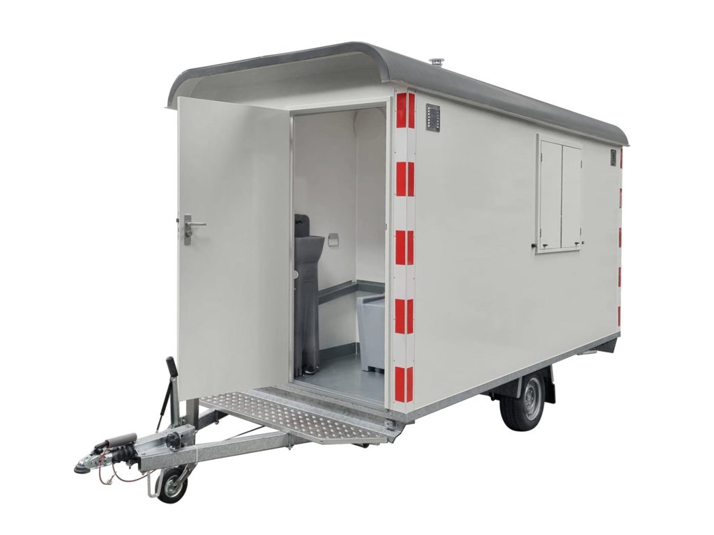 Anssems PTS 1400.390×188 Baustellen-Bauwagen mit Toilette