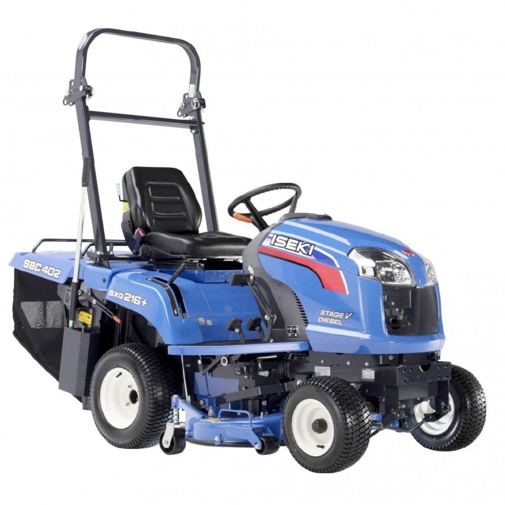 ISEKI SXG 216 H Diesel-Rasentraktor mit elektrischer Grasfangkorbentleerung – Modell 2025