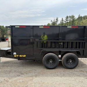 Griffin 6x12 10K Kippanhänger 2026 mit Pulverbeschichtung und 48-Zoll-Hochbordwänden